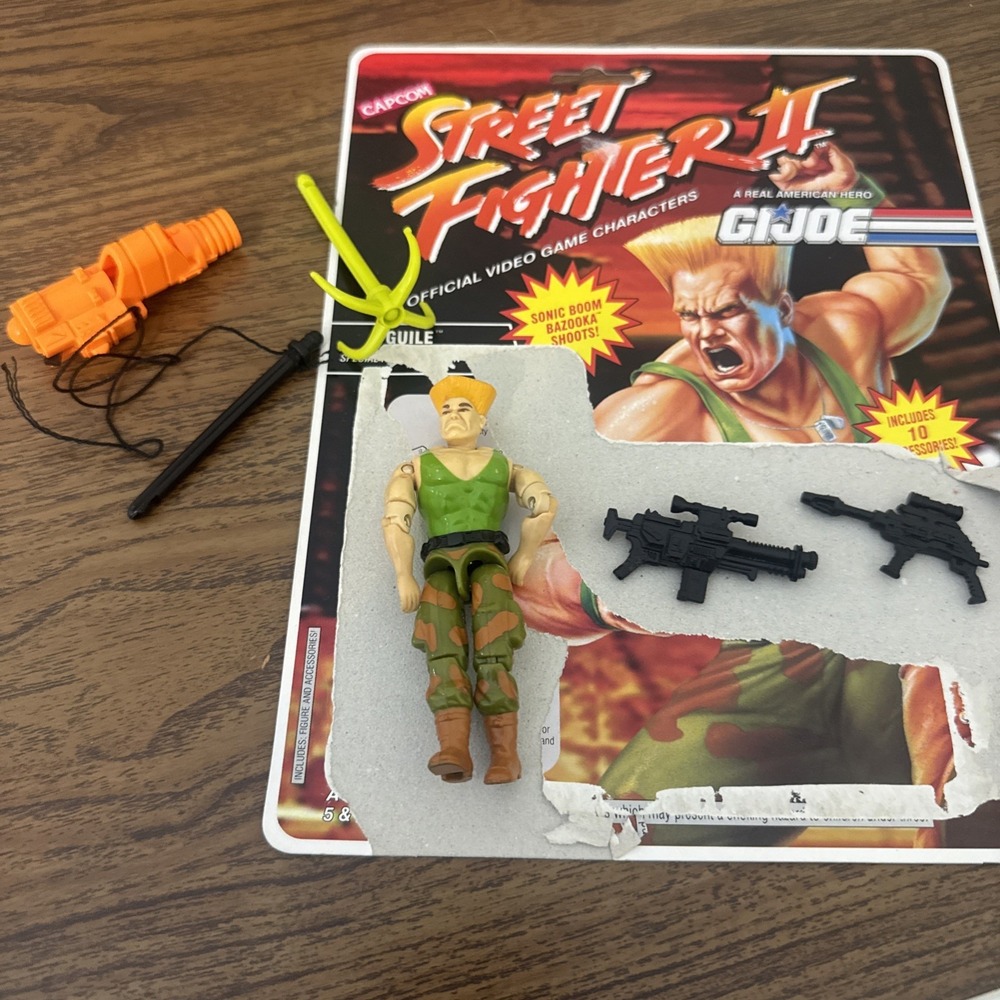 1993 Hasbro VINTAGE GI JOE STREET FIGHTER II GUILE‎ Action Figure